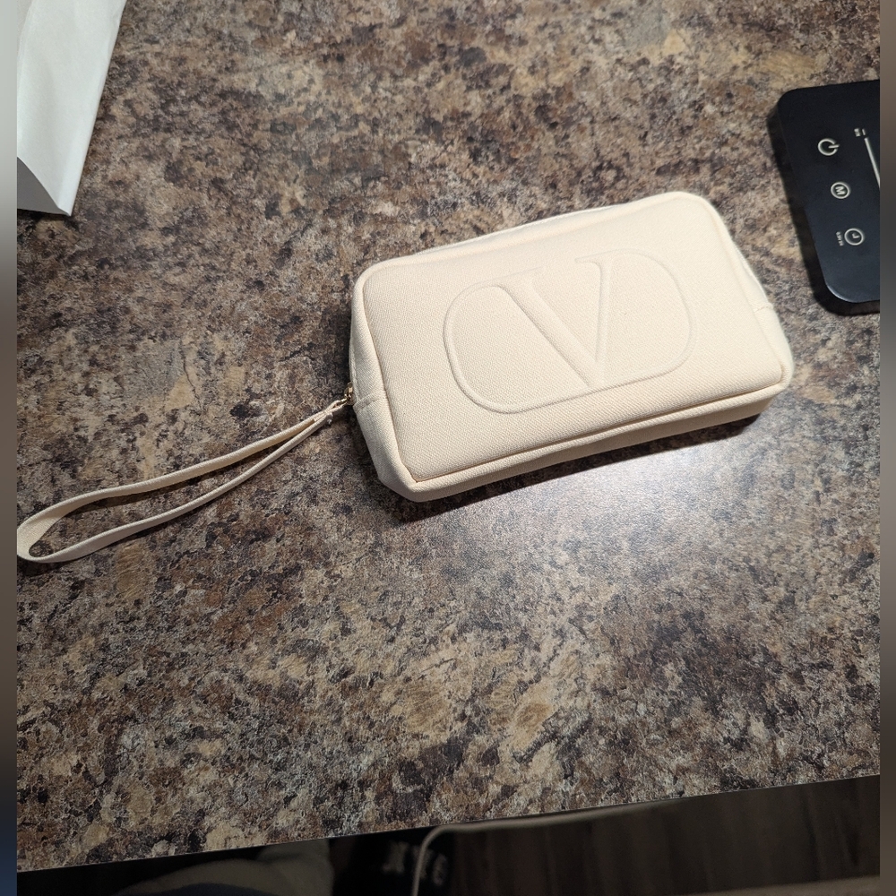 Valentino Canvas Wristlet